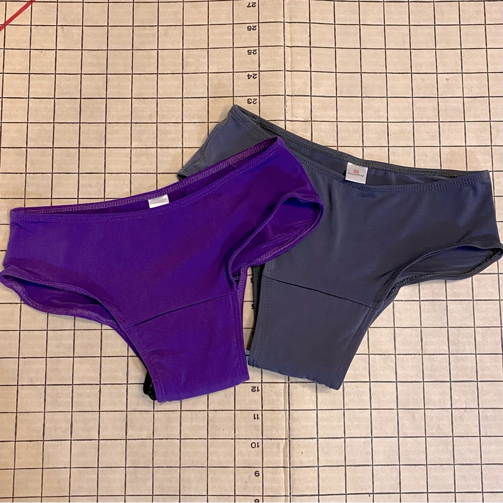Panty Prop period underwear, size XXS 0, lot of 2, washed, not worn.